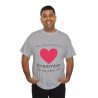 Tee shirt Unisex Coeur ensemble on va plus loin idée cadeau amour love Homme/Femme
