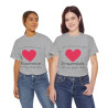 Tee shirt Unisex Coeur ensemble on va plus loin idée cadeau amour love Homme/Femme