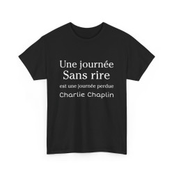 Tee shirt Noir unisex Une...