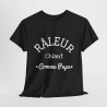 Tee shirt Noir Homme Râleur chiant comme papa idée cadeau humour drôle amusant