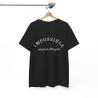 Tee shirt Noir  Unisex Impossible n'est pas français idée cadeau Citation/Phrase