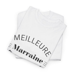 Tee shirt Femme Meilleur marraine du monde idée cadeau amour love coeur