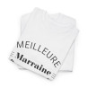 Tee shirt Femme Meilleur marraine du monde idée cadeau amour love coeur