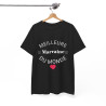 Tee shirt Noir Femme Meilleur marraine du monde idée cadeau amour love coeur