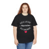 Tee shirt Noir Femme Meilleur marraine du monde idée cadeau amour love coeur