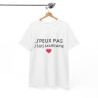 Tee shirt Femme J'peux pas jsuis marraine idée cadeau humour amour love coeur