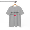 Tee shirt Femme J'peux pas jsuis marraine idée cadeau humour amour love coeur