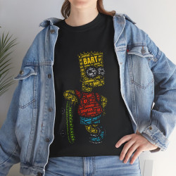 Tee shirt Unisex Bart Simpson écriture