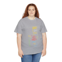 Tee shirt Unisex Bart Simpson écriture