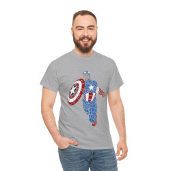 Tee shirt Unisex Captain america
