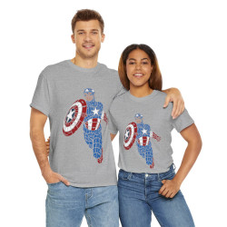 Tee shirt Unisex Captain america