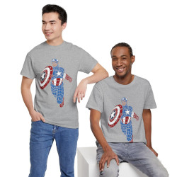 Tee shirt Unisex Captain america
