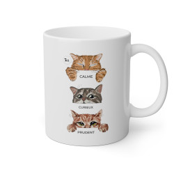 Mug Chat Calme curieux...
