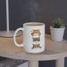 Mug Chat Calme curieux prudent idée cadeau amusant drôle humour tasse