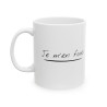 Mug Je m'en fous idée cadeau humour drôle