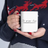 Mug Je m'en fous idée cadeau humour drôle