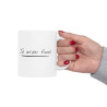 Mug Je m'en fous idée cadeau humour drôle