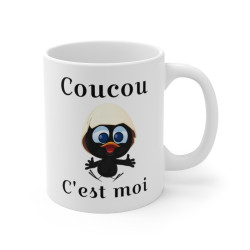 Mug Caliméro Coucou c'est moi idée cadeau tasse drôle