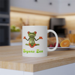 Mug Grenouille Soyons Zen Idée cadeau humour drôle