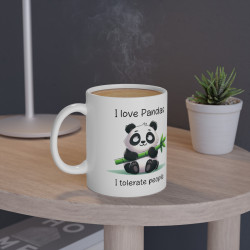 Mug I love Panda Idée cadeau humour drôle