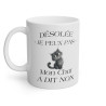 Mug Chat Mon chat a dit non idée cadeau humour drôle
