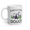 Mug Panda Je me la coule douce idée cadeau humour drôle
