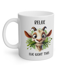 Mug chèvre Relax Ive goat this Idée cadeau humour drôle