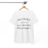 Tee shirt pour homme et femme Sale caractère mais ça va je gère idée cadeau humour drôle amusant