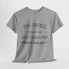 Tee shirt pour homme et femme Sale caractère mais ça va je gère idée cadeau humour drôle amusant