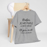 Tee shirt pour homme et femme phrase drôle humour amusant