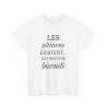 Tee shirt Femme les princes existent au rayon biscuit idée cadeau humour drôle amusant