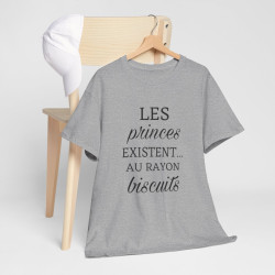 Tee shirt Femme les princes existent au rayon biscuit idée cadeau humour drôle amusant
