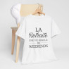 Tee shirt Unisex La retraite une vie remplie de weekends idée cadeau humour drôle Homme/Femme