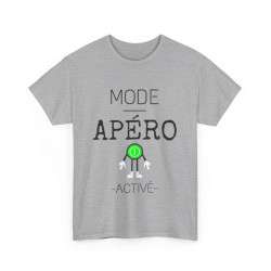 Tee shirt Unisex Mode Apéro activé idée cadeau humour drôle amusant Homme/Femme