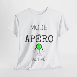 Tee shirt Unisex Mode Apéro activé idée cadeau humour drôle amusant Homme/Femme