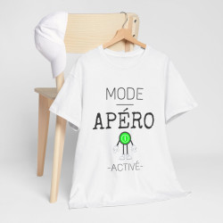 Tee shirt Unisex Mode Apéro activé idée cadeau humour drôle amusant Homme/Femme
