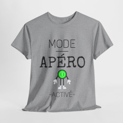 Tee shirt Unisex Mode Apéro activé idée cadeau humour drôle amusant Homme/Femme