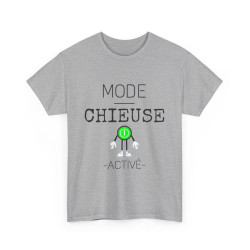 Tee shirt Femme Mode Chieuse activé idée cadeau humour drôle amusant