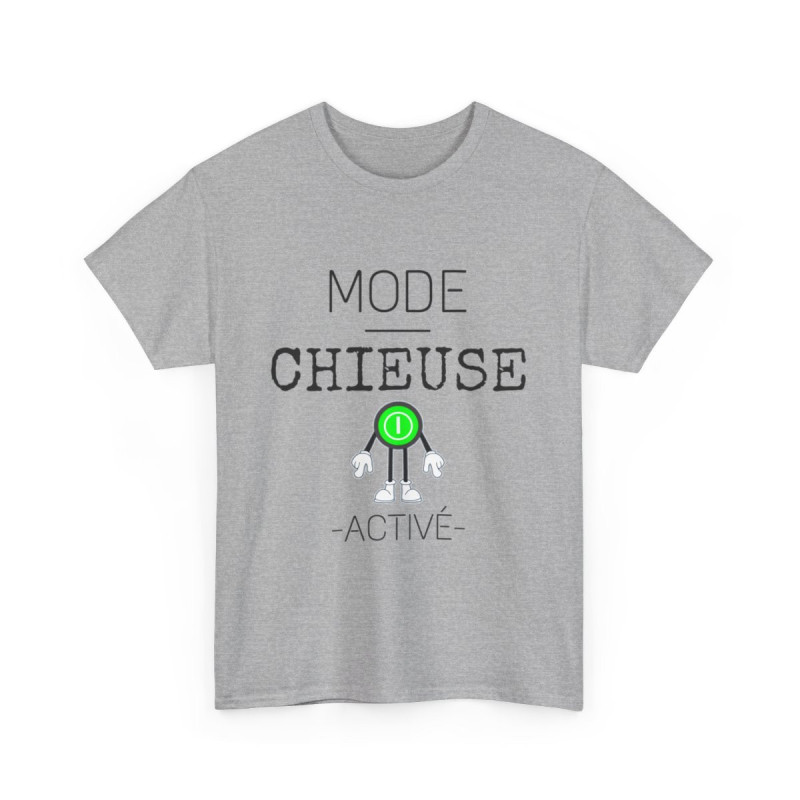 Tee shirt Femme Mode Chieuse activé idée cadeau humour drôle amusant