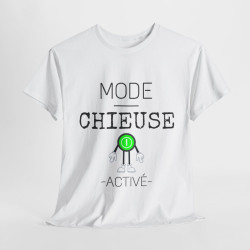 Tee shirt Femme Mode Chieuse activé idée cadeau humour drôle amusant