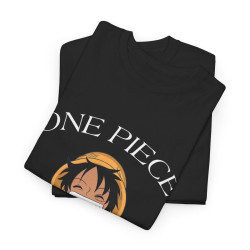 One Luffy Piece Tee shirt noir Signe JuL unisex Homme/Femme
