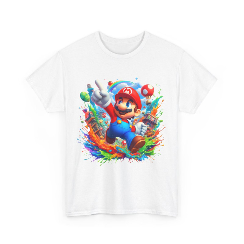 Tee shirt Unisex Mario idée cadeau
