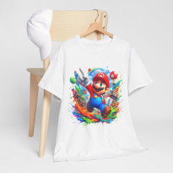 Tee shirt Unisex Mario idée cadeau