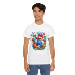Tee shirt Unisex Mario idée cadeau