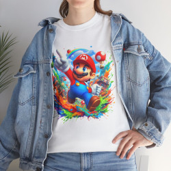 Tee shirt Unisex Mario idée cadeau