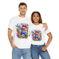 Tee shirt Unisex Mario idée cadeau