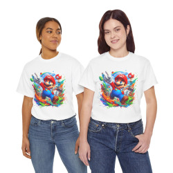 Tee shirt Unisex Mario idée cadeau