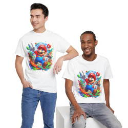 Tee shirt Unisex Mario idée cadeau
