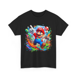 Tee shirt Unisex Mario idée cadeau