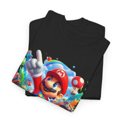 Tee shirt Unisex Mario idée cadeau